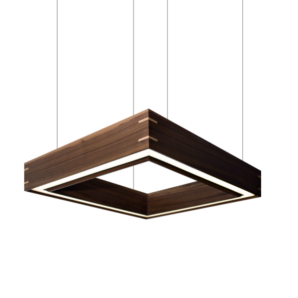 Zeraus Iluminación ZODIA CUADRO MADERA 80 W
